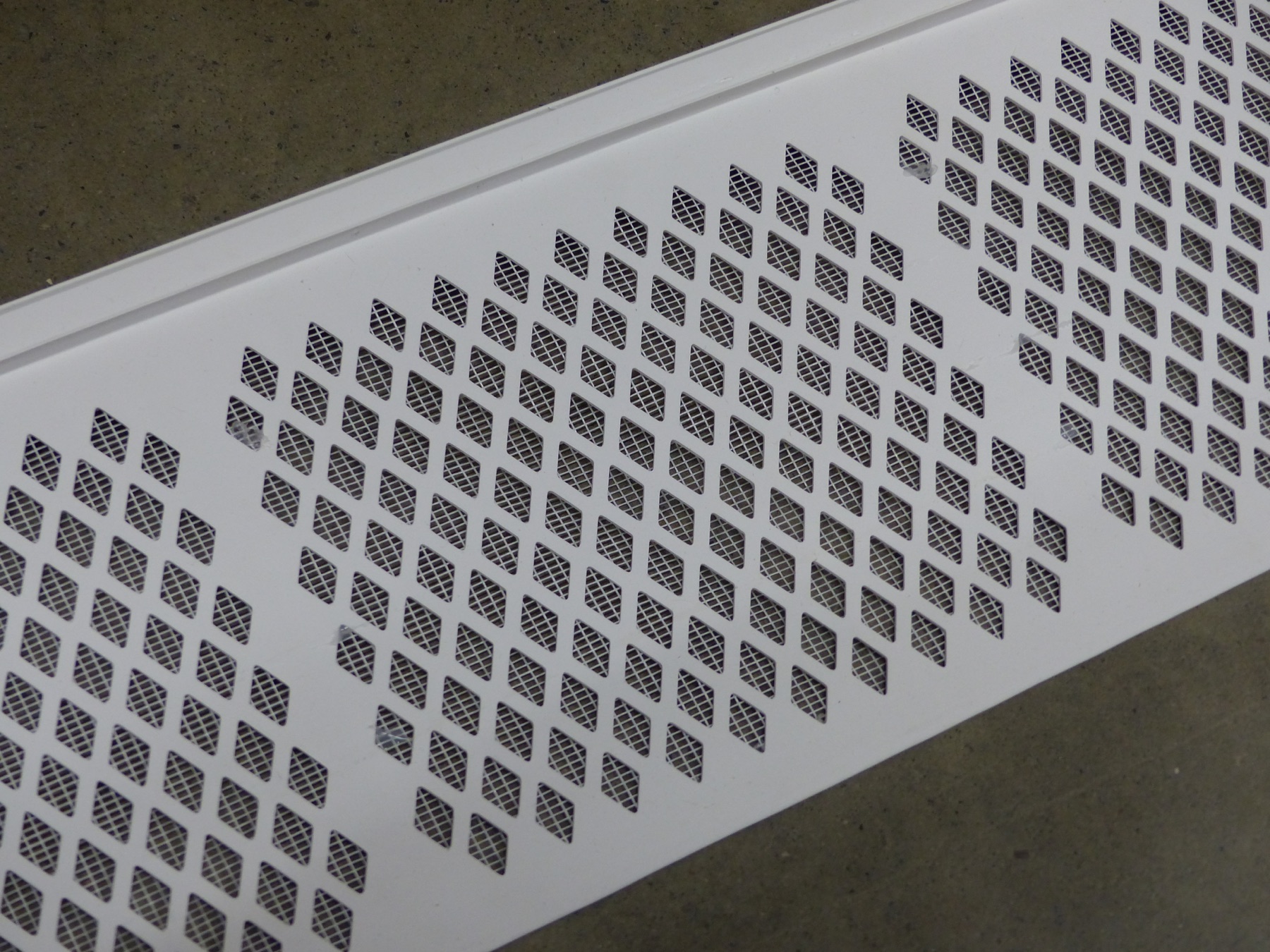 Micro-mesh gutter guard panel