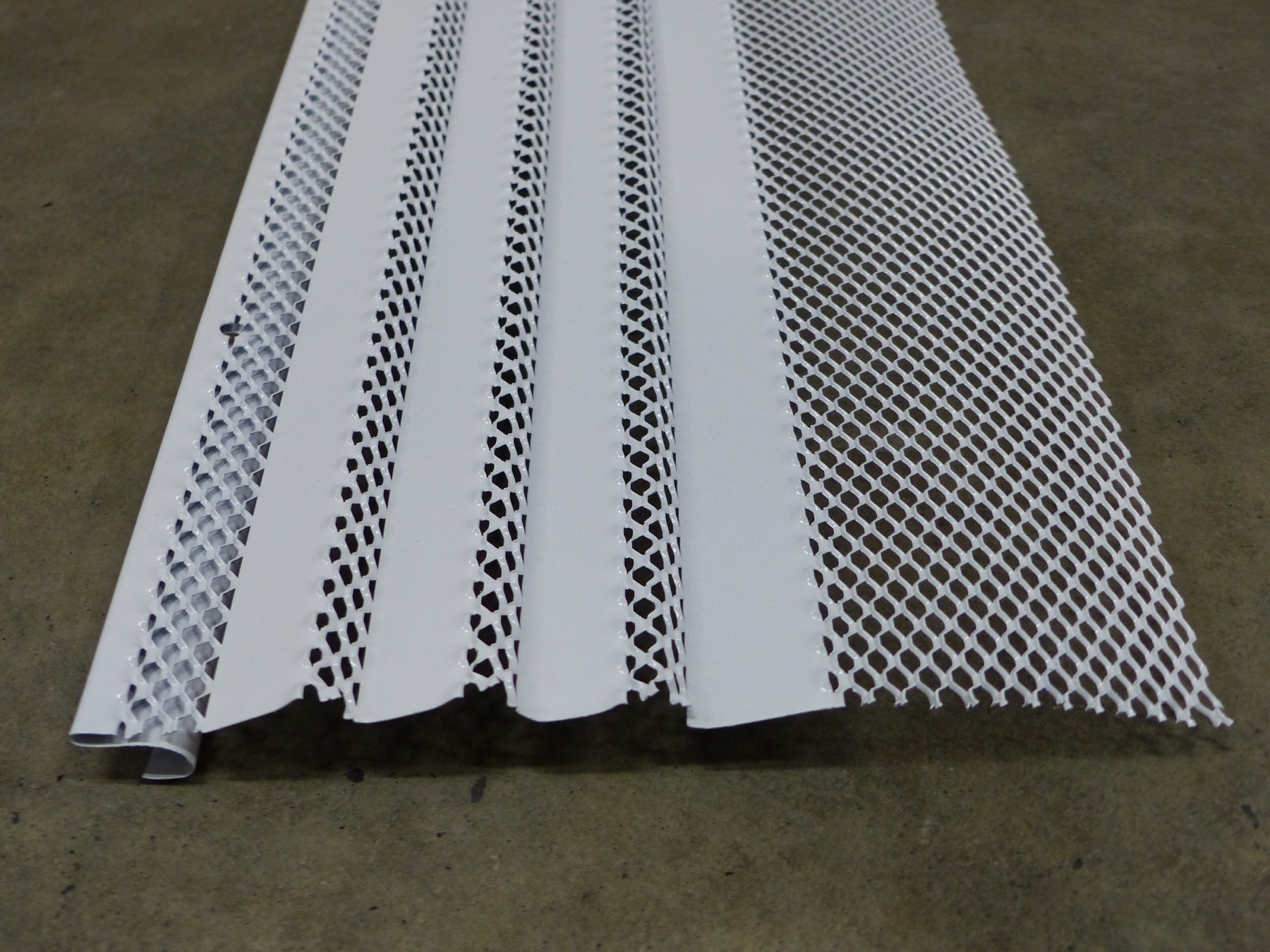 Coated steel gutter cover