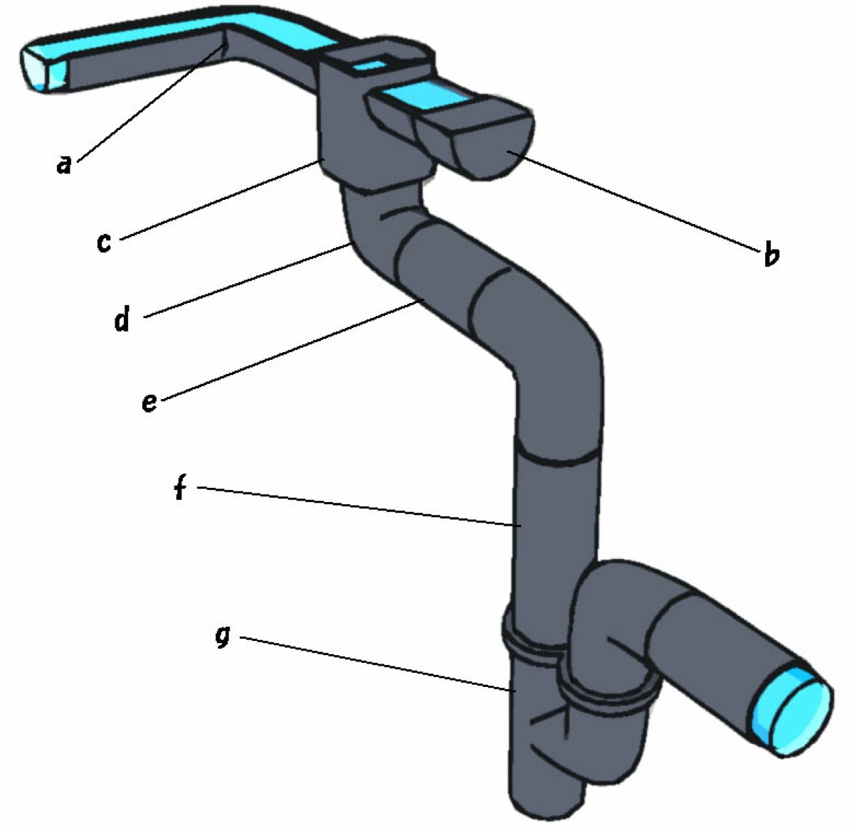 Rain gutter profile diagram